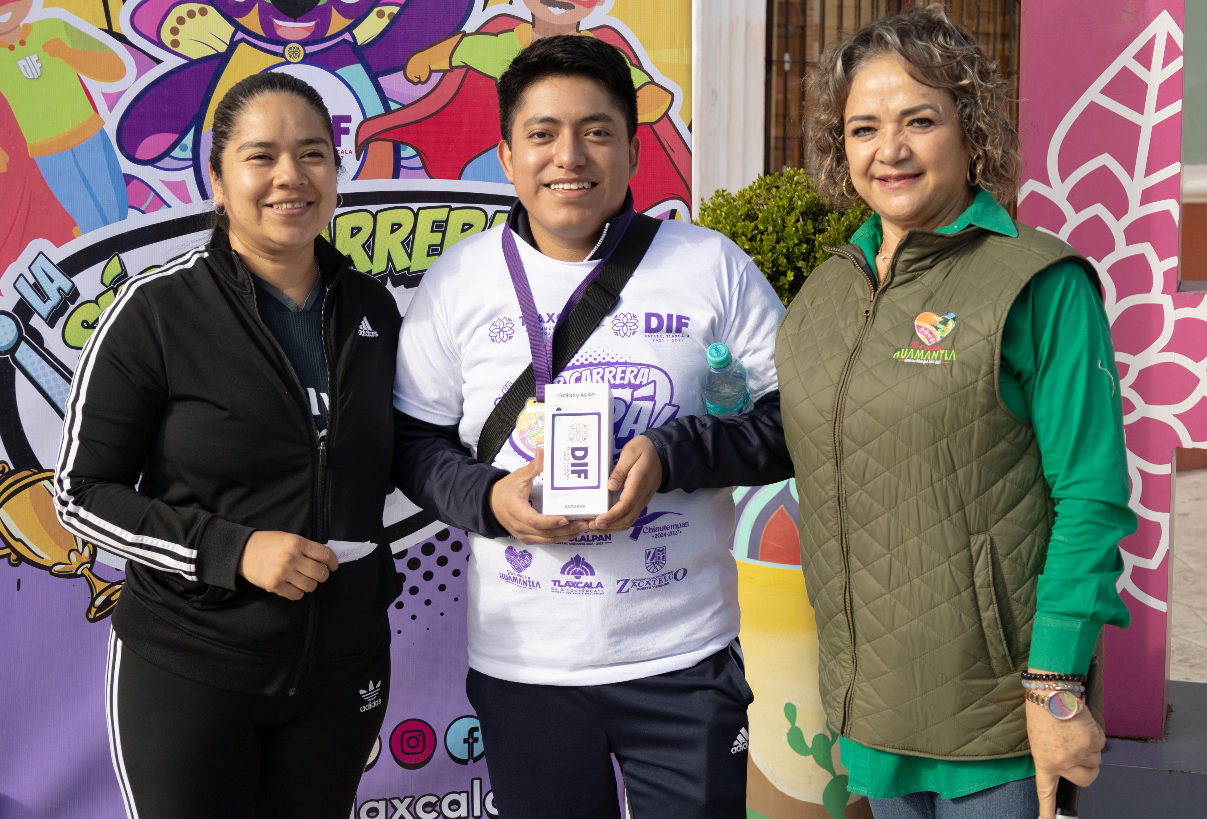 Con gran participación familiar se realiza en Huamantla 'La Súper Carrera de Papá'